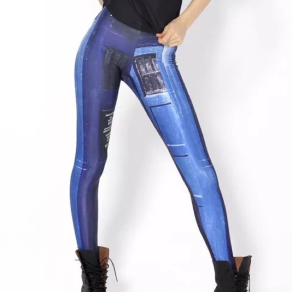RARE Authentic Black Milk Police Box Leggings